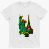 Statue Of Liberty Peace Sign T-Shirt