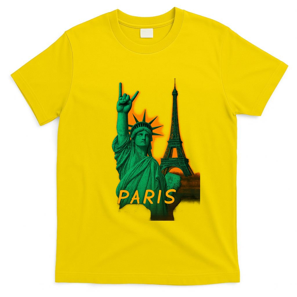 Statue Of Liberty Peace Sign T-Shirt