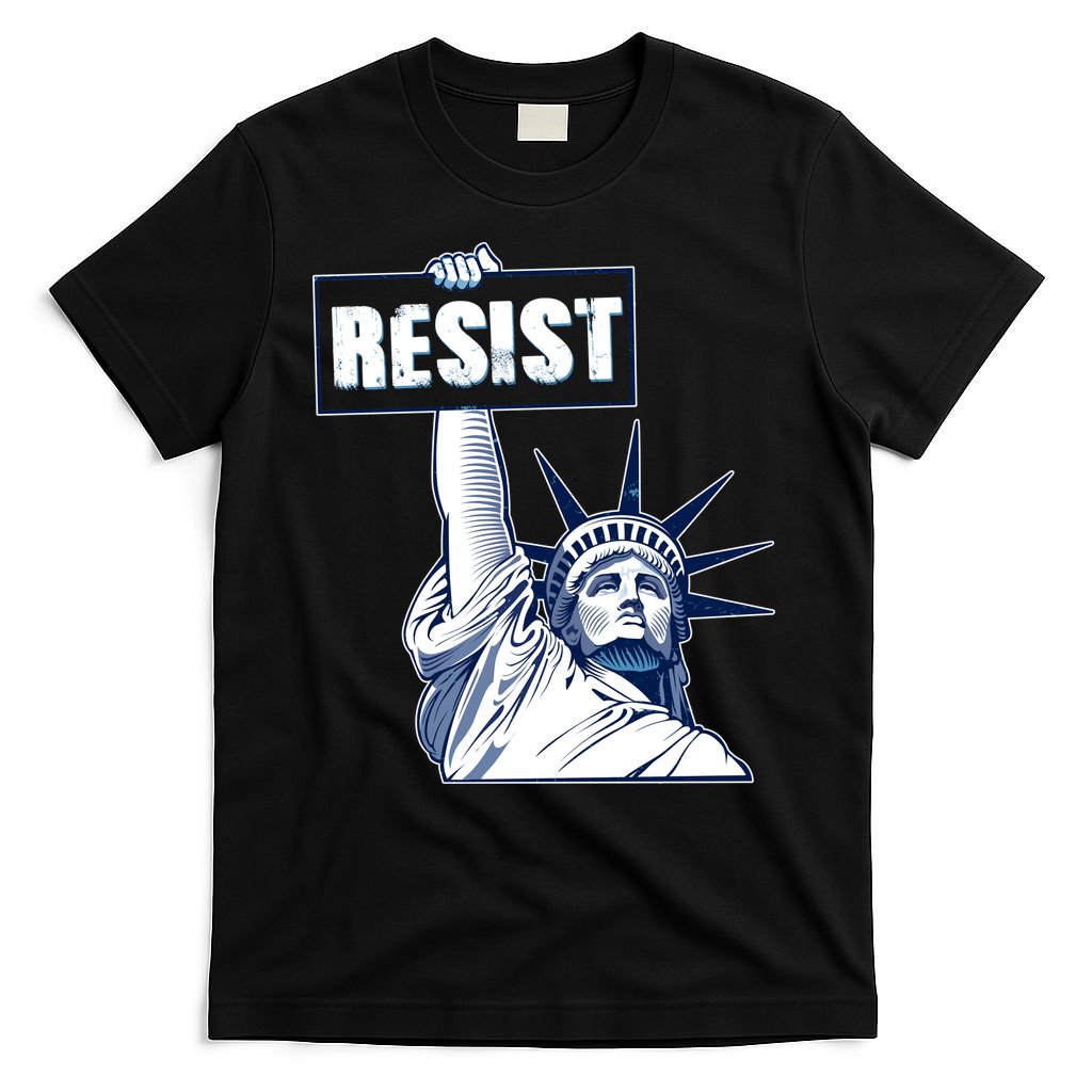 Statue of Liberty Resist Protest Fight T-Shirt