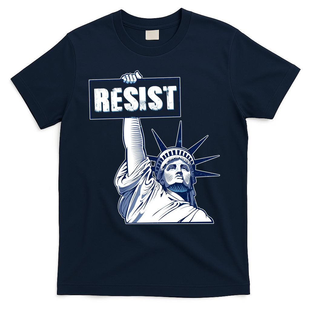 Statue of Liberty Resist Protest Fight T-Shirt