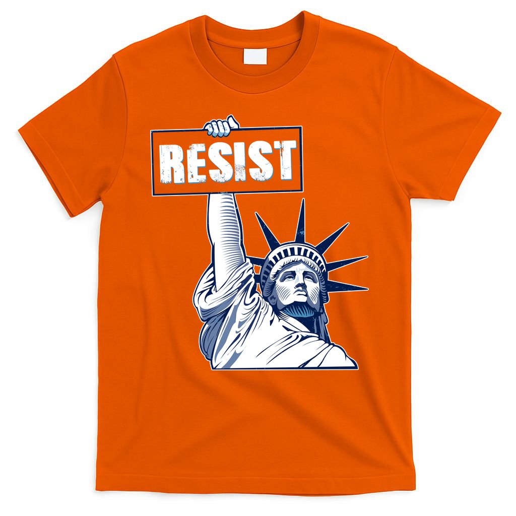 Statue of Liberty Resist Protest Fight T-Shirt