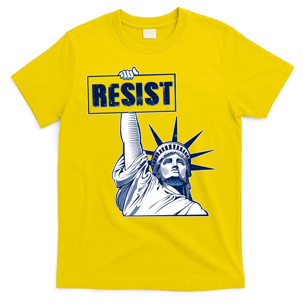 Statue of Liberty Resist Protest Fight T-Shirt