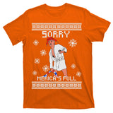 Sorry Merica's Full Trump Supporter Ugly Christmas T-Shirt