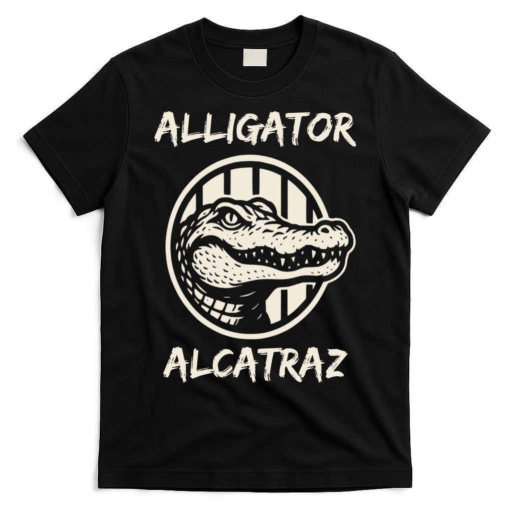 Swamp Prison Alcatraz Alligator Bayou Concept T-Shirt