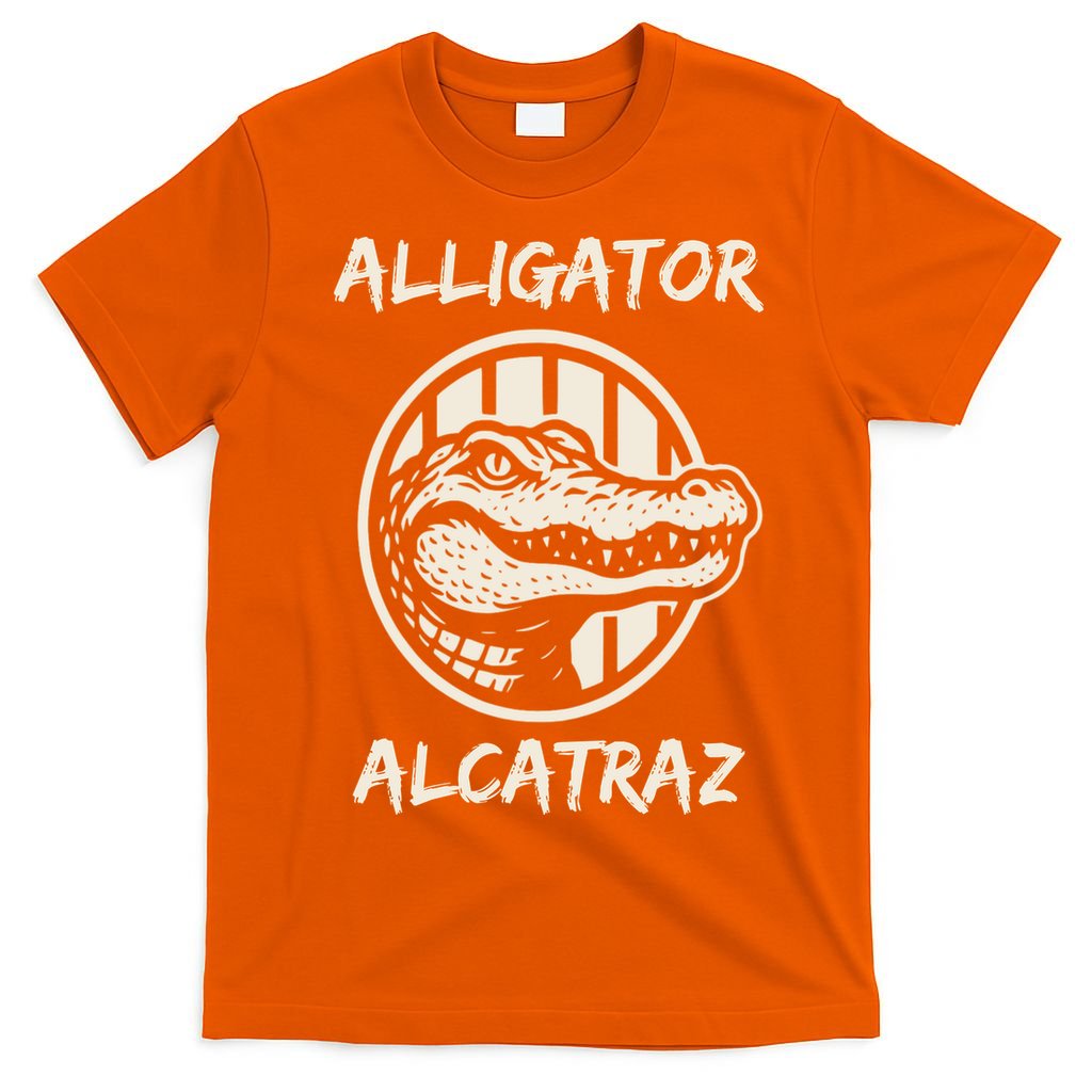 Swamp Prison Alcatraz Alligator Bayou Concept T-Shirt