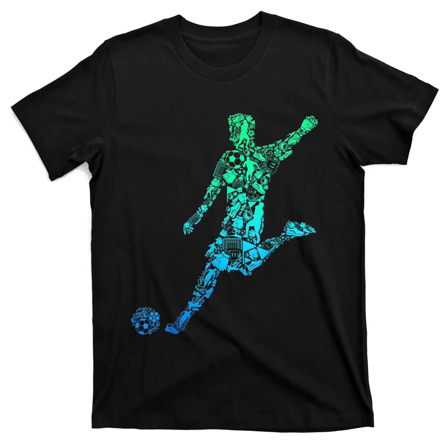 Soccer Player Boys Kids Youth Men TShirt T-Shirt