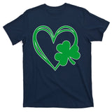 St Patricks Day Shamrock Heart T-Shirt