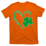 St Patricks Day Shamrock Heart T-Shirt