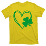 St Patricks Day Shamrock Heart T-Shirt