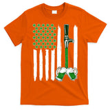 St. Patrick's Day Beer Tap USA American Flag T-Shirt
