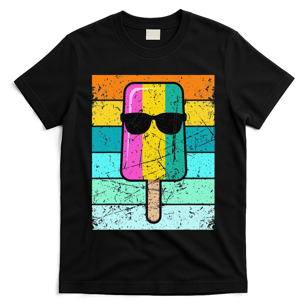 Summer Popsicle Funny Ice Cream Beach Pool Party T-Shirt