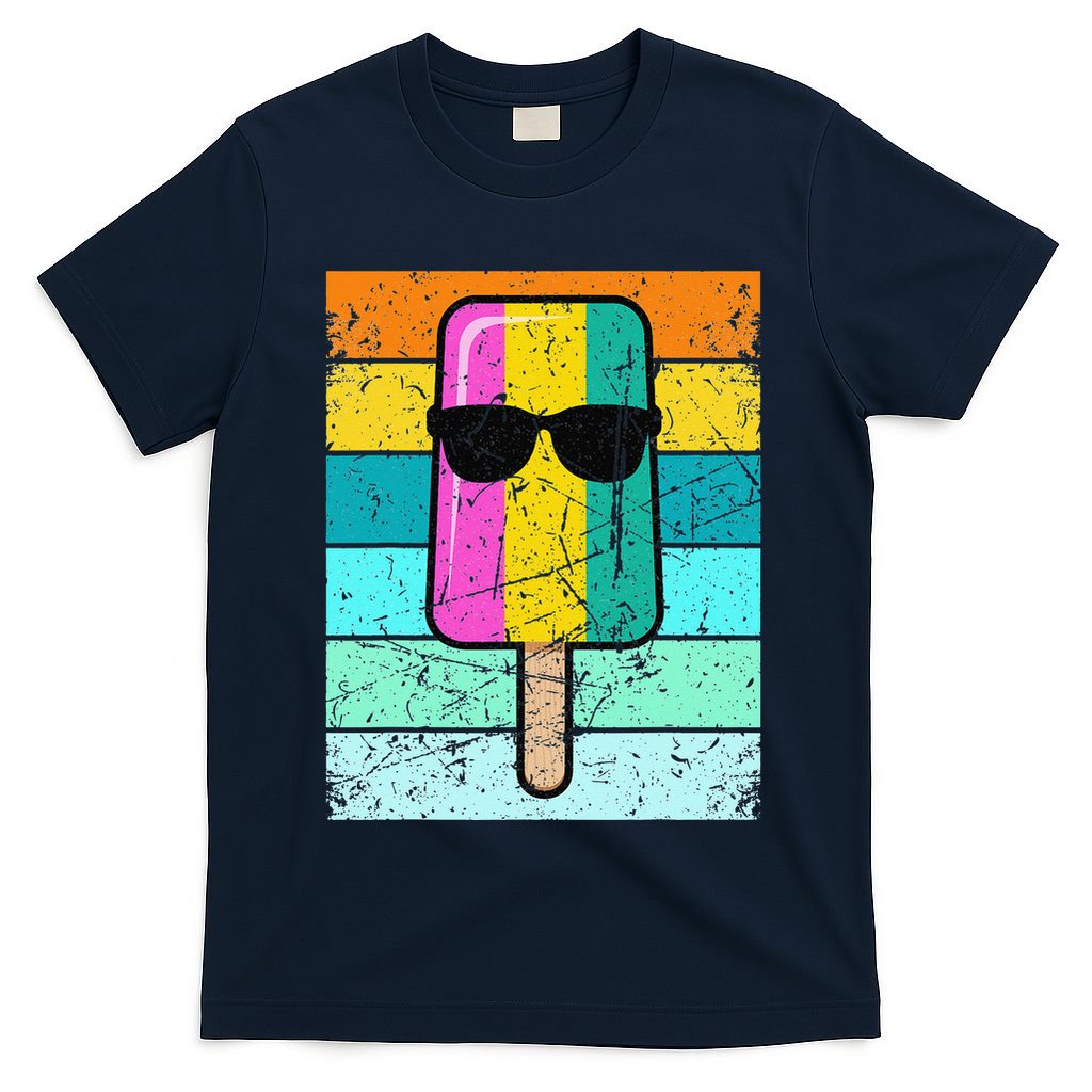 Summer Popsicle Funny Ice Cream Beach Pool Party T-Shirt