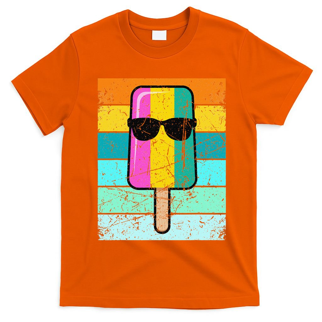 Summer Popsicle Funny Ice Cream Beach Pool Party T-Shirt