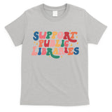 Support Public Libraries 4th Of July T-Shirt