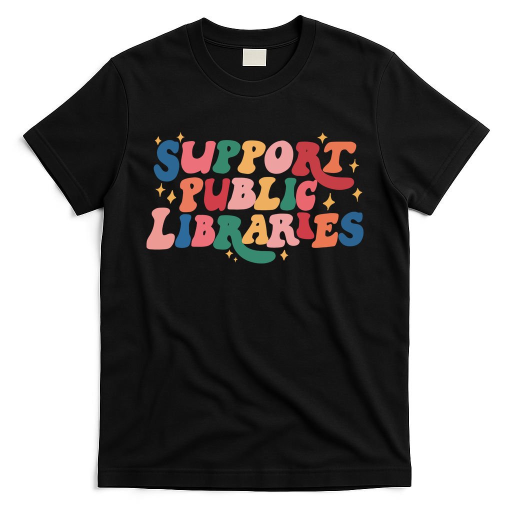 Support Public Libraries 4th Of July T-Shirt