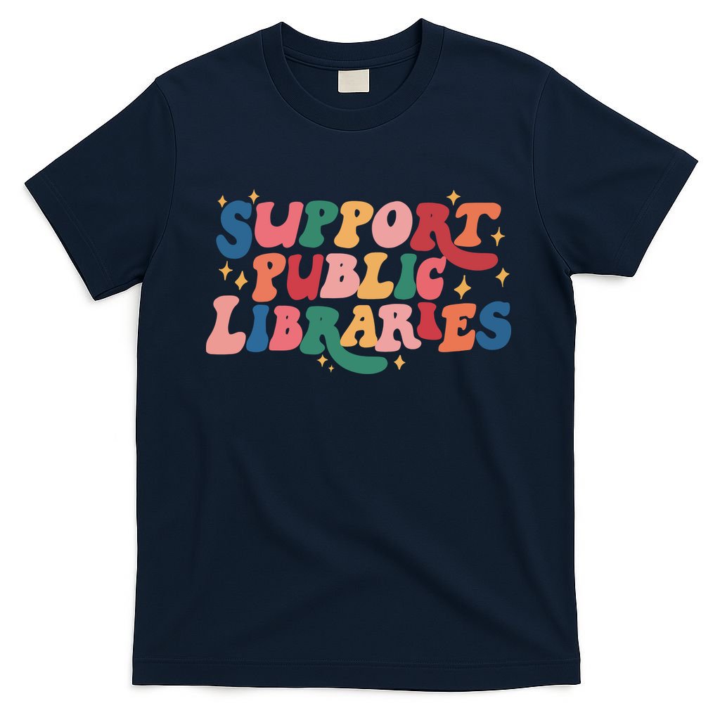 Support Public Libraries 4th Of July T-Shirt