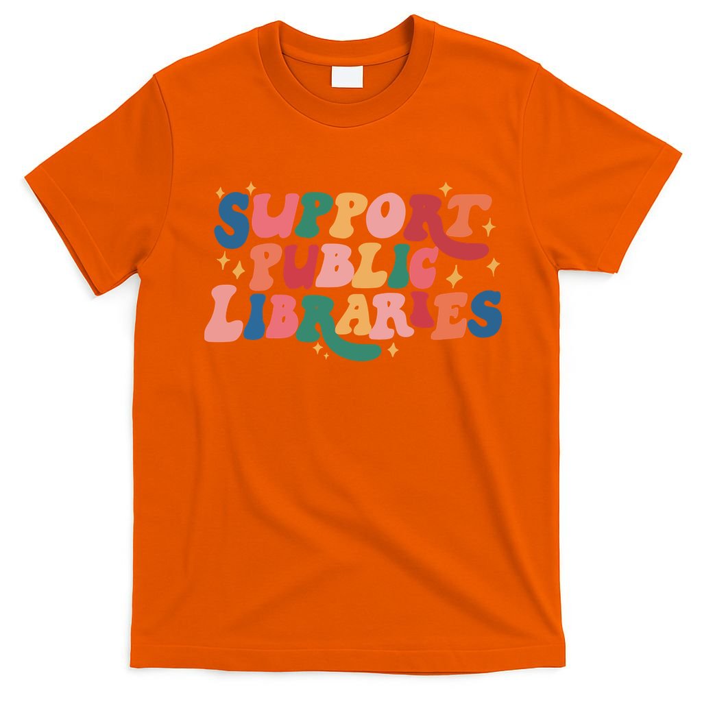 Support Public Libraries 4th Of July T-Shirt