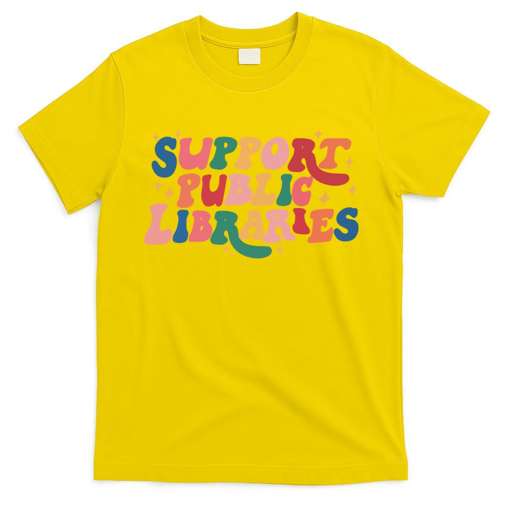 Support Public Libraries 4th Of July T-Shirt