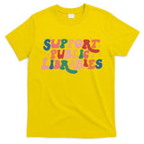 Support Public Libraries 4th Of July T-Shirt