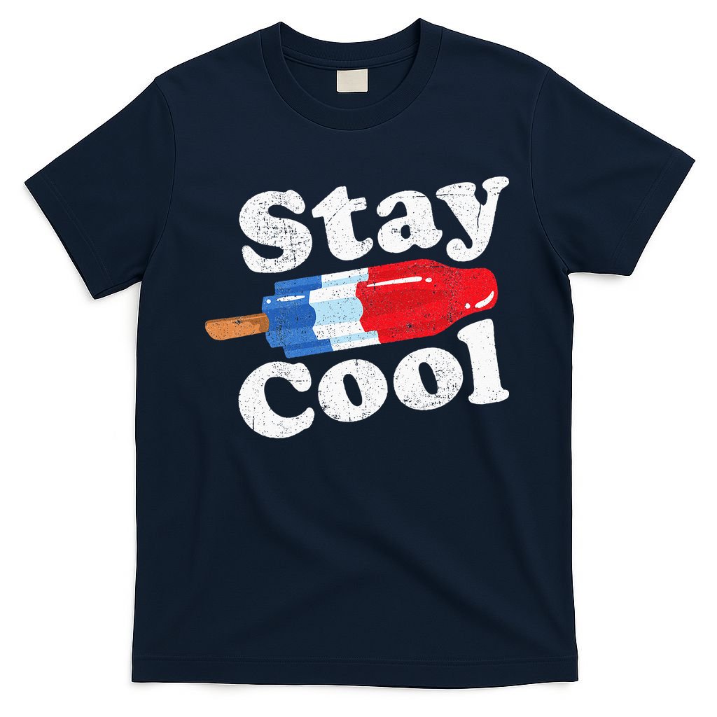 Summer Popsicle Stay Cool Funny Bomb Retro 80s Pop Gift T-Shirt