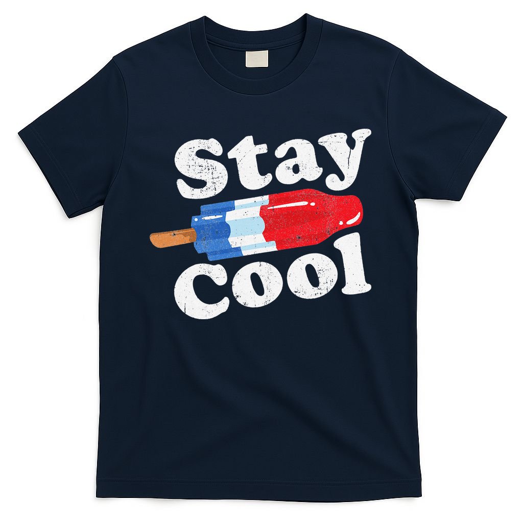 Summer Popsicle Stay Cool Funny Bomb Retro 80s Pop Gift T-Shirt