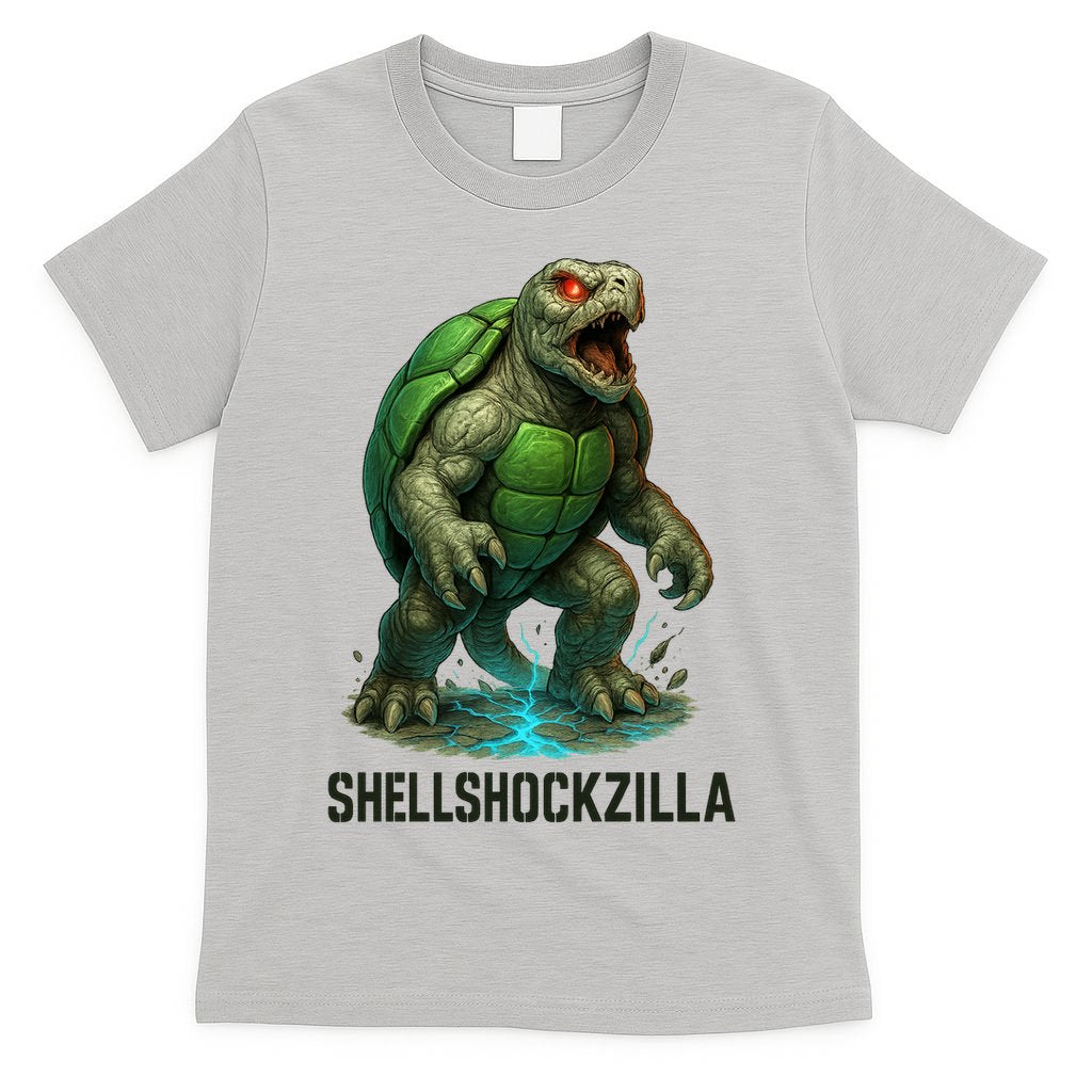 Shellshockzilla Parody Turtle T-Shirt