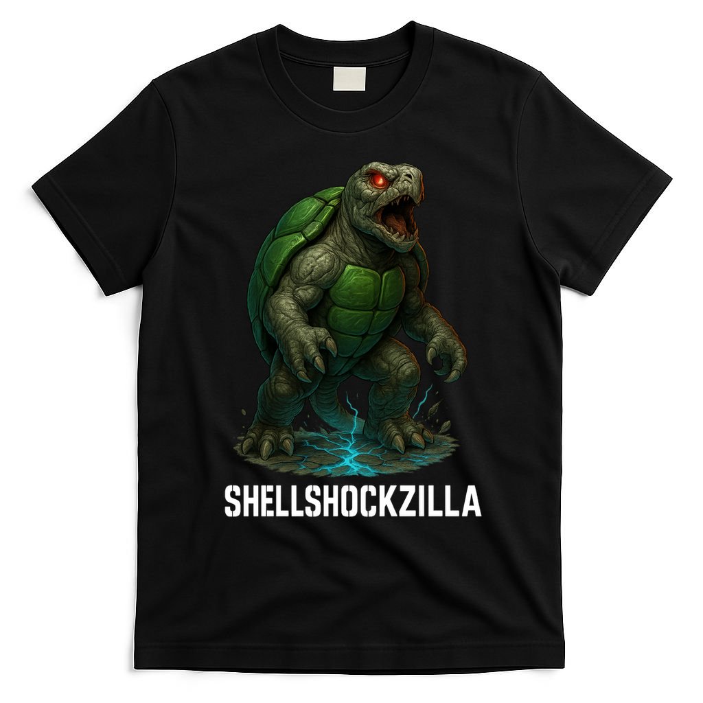 Shellshockzilla Parody Turtle T-Shirt