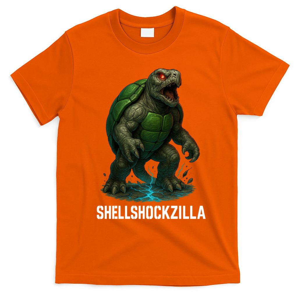 Shellshockzilla Parody Turtle T-Shirt