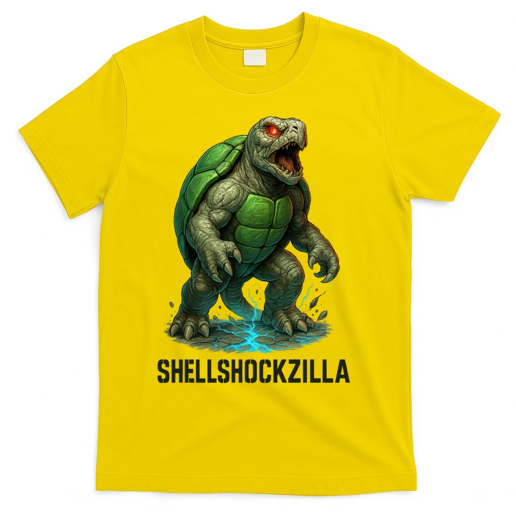 Shellshockzilla Parody Turtle T-Shirt