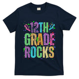 School Rocks Back To School Rockin 12th Grade Rocks T-Shirt