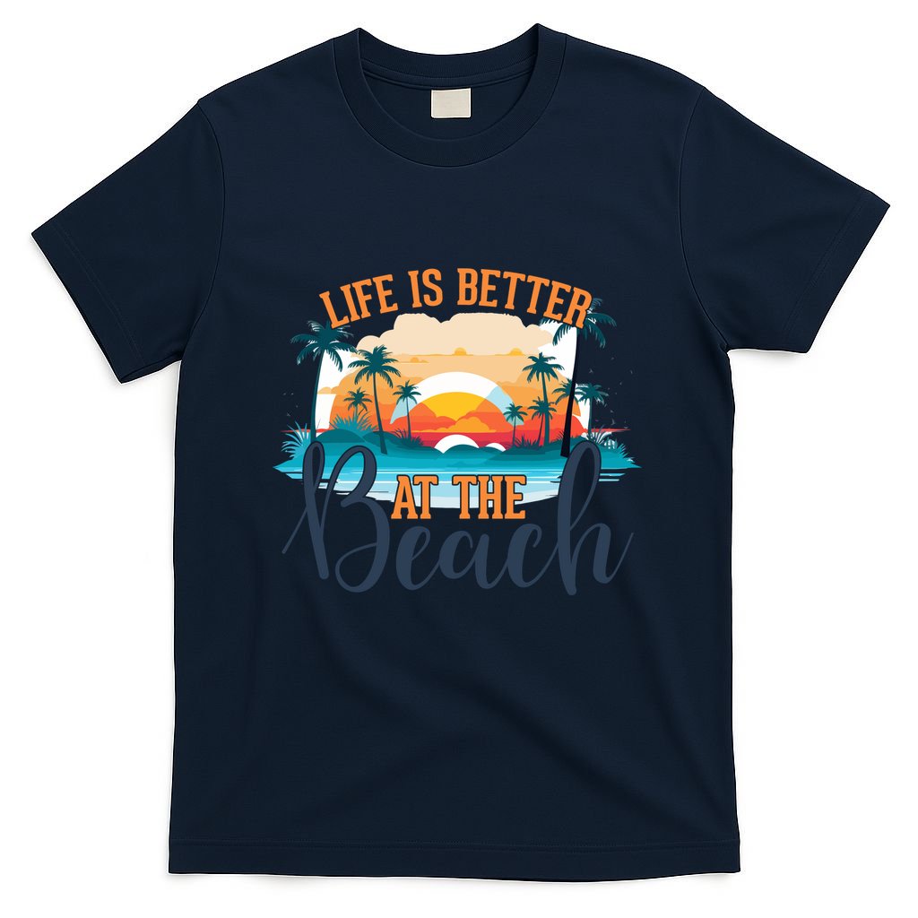 Summer Retro Beach Vibes Graphic T-Shirt