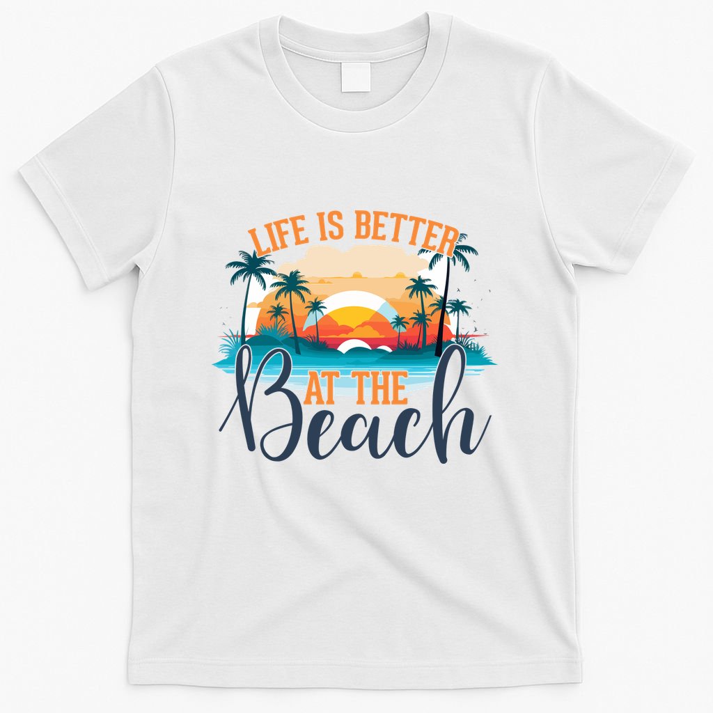 Summer Retro Beach Vibes Graphic T-Shirt