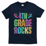 School Rocks Back To School Rockin 4th Grade Rocks T-Shirt