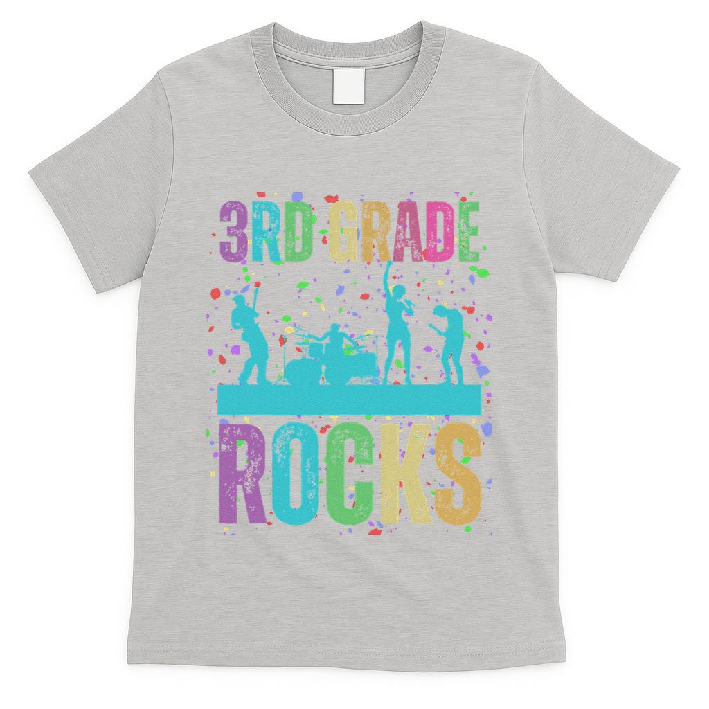 School Rocks Back To School Rockin 3rd Grade Rocks T-Shirt