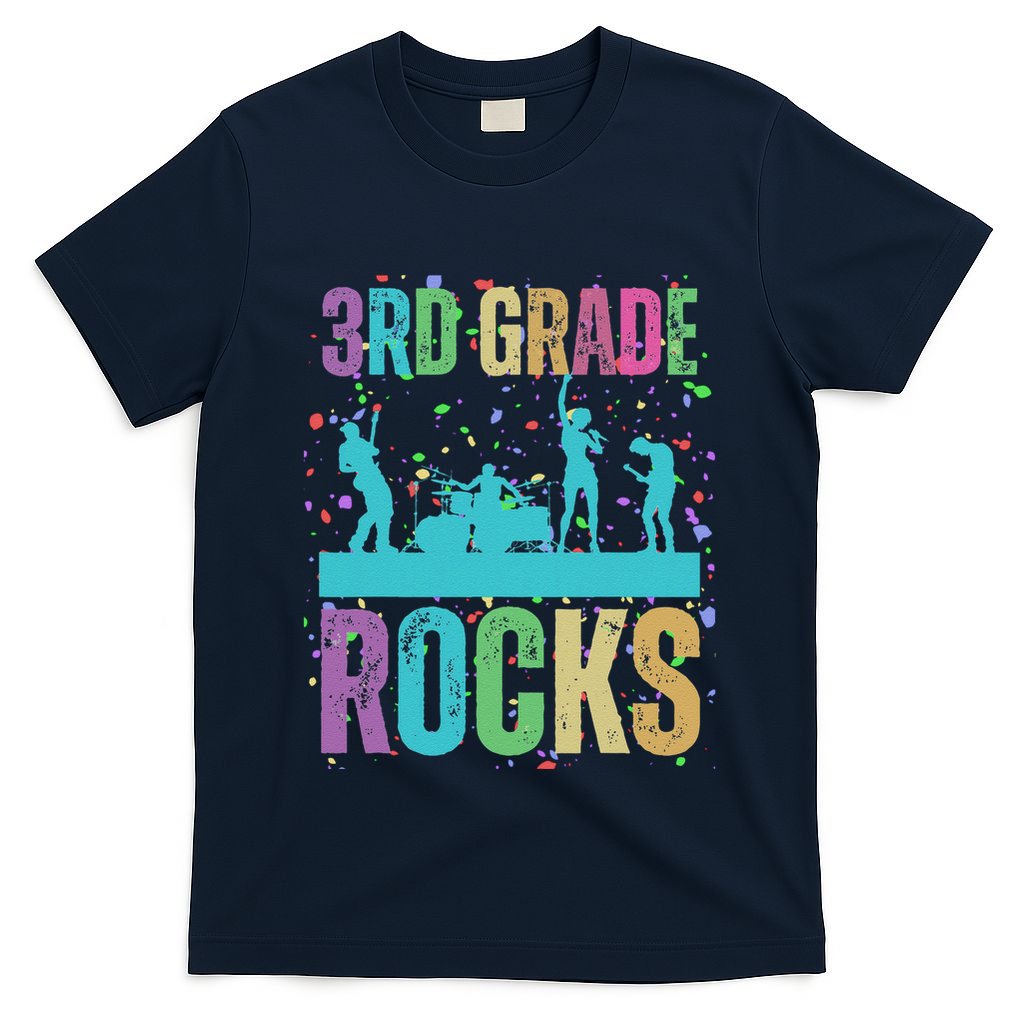 School Rocks Back To School Rockin 3rd Grade Rocks T-Shirt