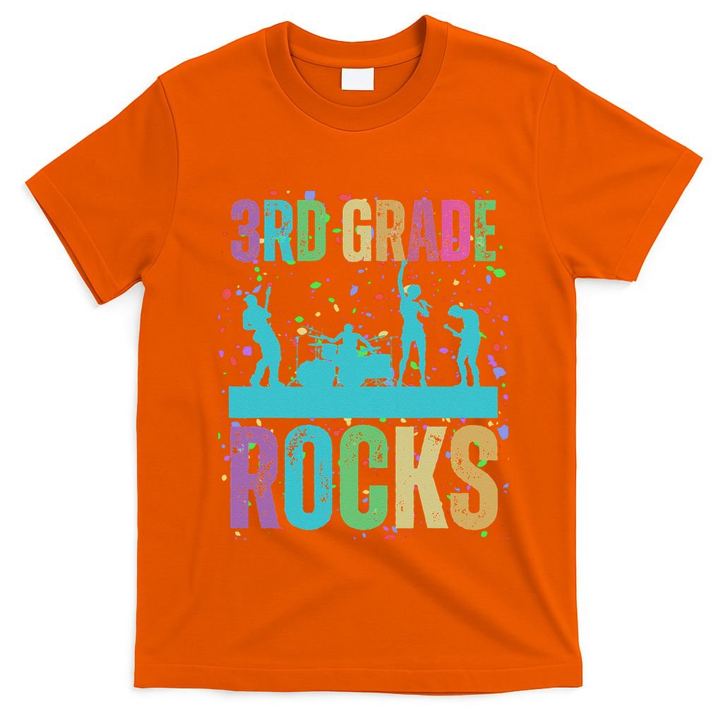 School Rocks Back To School Rockin 3rd Grade Rocks T-Shirt