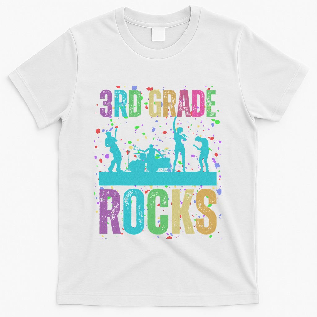 School Rocks Back To School Rockin 3rd Grade Rocks T-Shirt