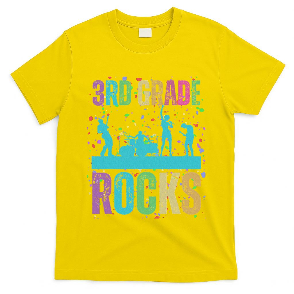 School Rocks Back To School Rockin 3rd Grade Rocks T-Shirt