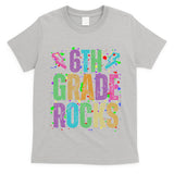 School Rocks Back To School Rockin 6th Grade Rocks T-Shirt