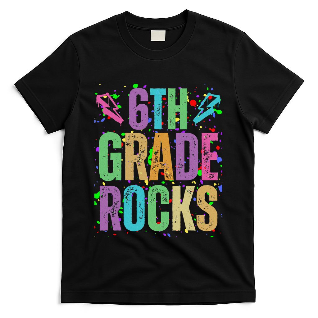 School Rocks Back To School Rockin 6th Grade Rocks T-Shirt