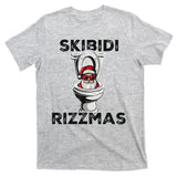 Skibidi Rizzmas Funny Toilet Santa Christmas T-Shirt