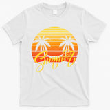 Summer Retro Sunset Tropical T-Shirt