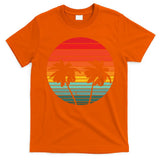 Summer Retro Tropical Sunset T-Shirt