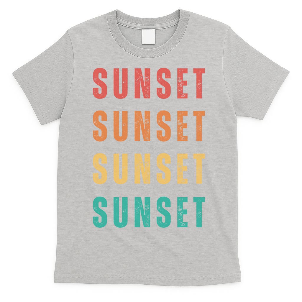 Sunset Retro Vintage Summer T-Shirt