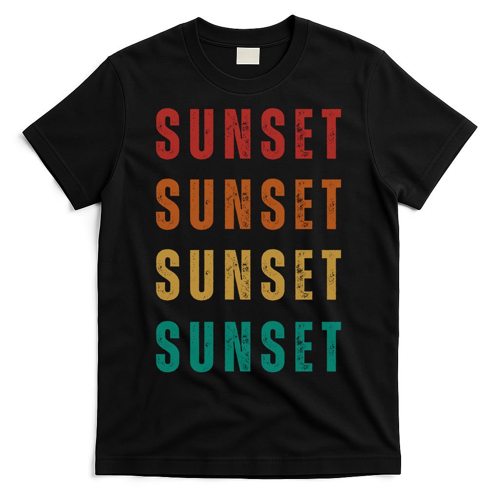 Sunset Retro Vintage Summer T-Shirt