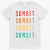 Sunset Retro Vintage Summer T-Shirt