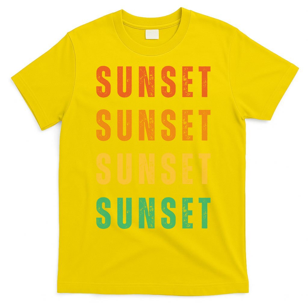 Sunset Retro Vintage Summer T-Shirt