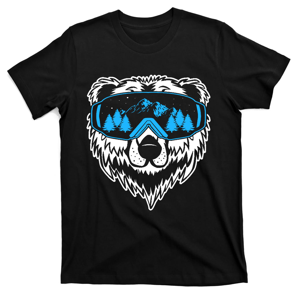 Snow Ski Bear Snowboard T-Shirt