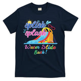 Splish Splash Bash Waterslide Summer Pool Birthday Party T-Shirt