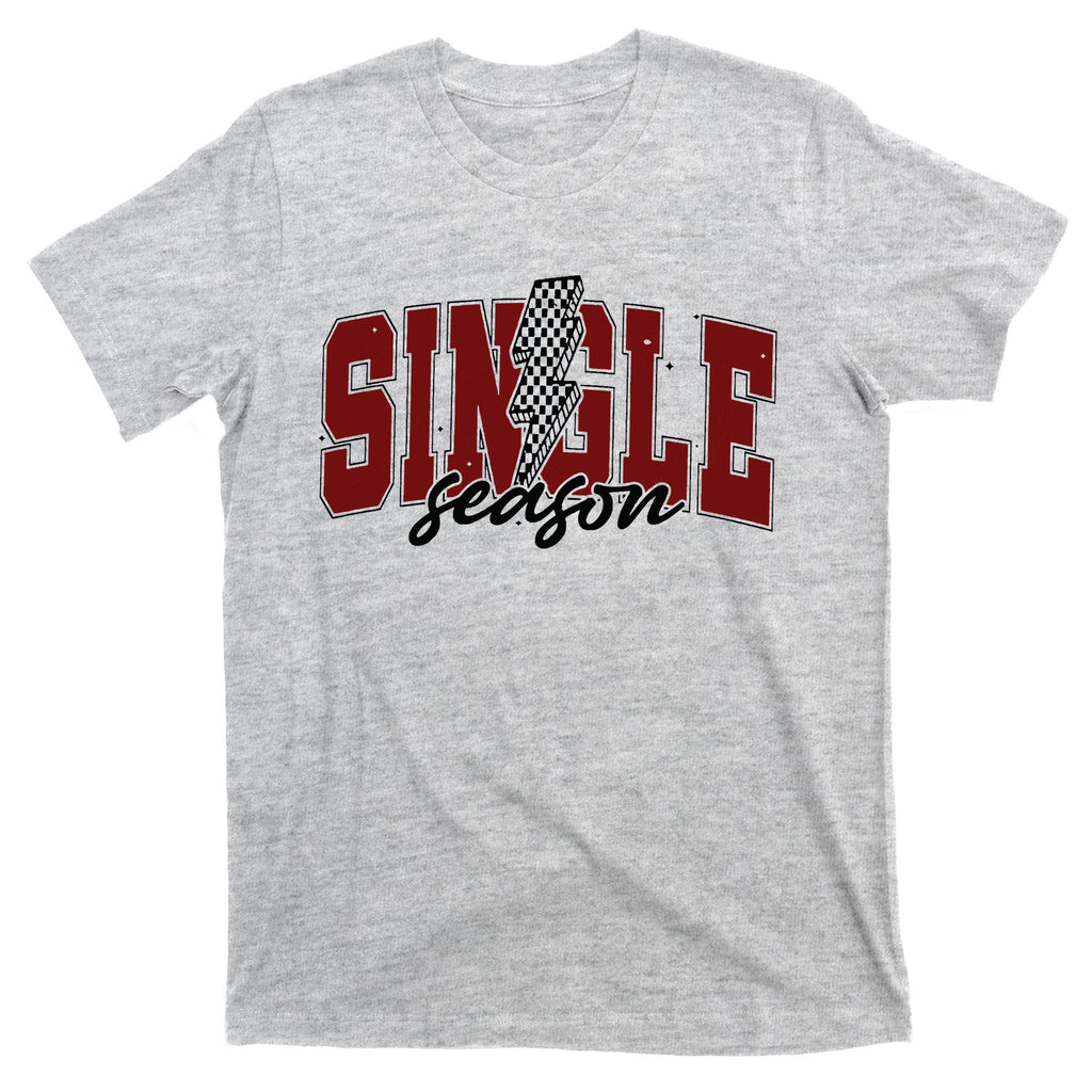 Single Season Checkred Retro Valentine T-Shirt